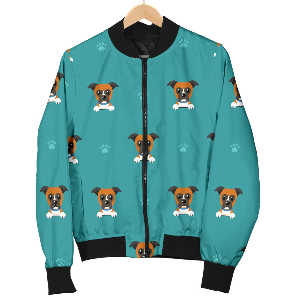 Boxers Pattern Print Design 03 Men Bomber Jacket