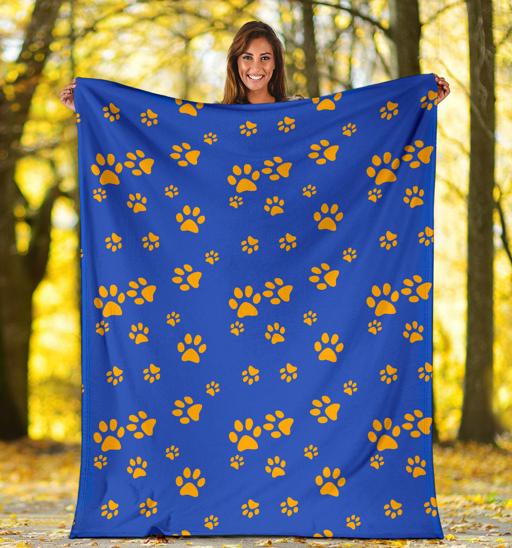 Paw Pattern Print Design A03 Premium Blanket