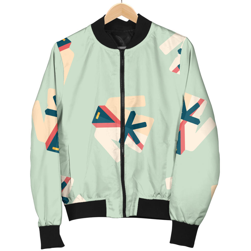 Karate Pattern Print Design 02 Men Bomber Jacket