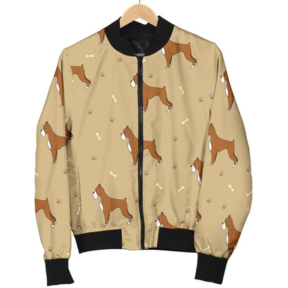 Boxers Pattern Print Design 02 Men Bomber Jacket