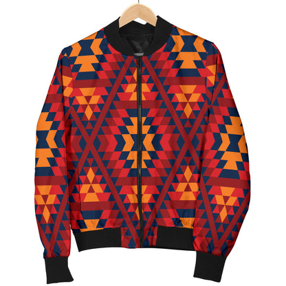 Navajo Pattern Print Design A03 Men Bomber Jacket