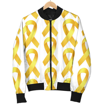 Bone cancer Pattern Print Design 02 Men Bomber Jacket