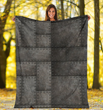 Armor Pattern Print Design 02 Premium Blanket