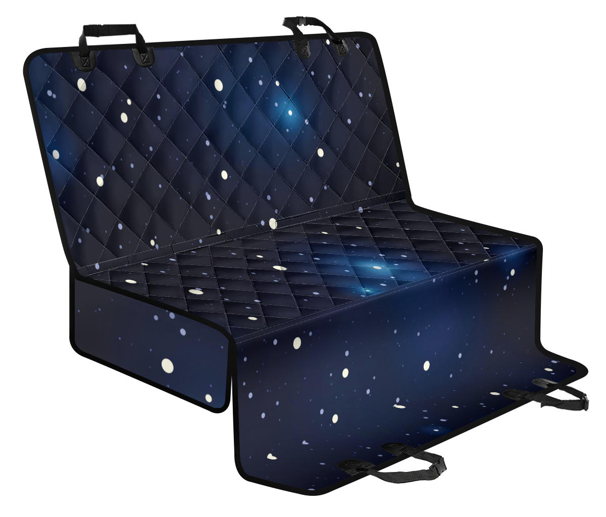 Night sky Pattern Print Design A02 Rear Dog Car Seat Cover Hammock