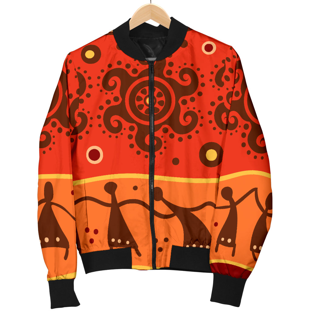 African Pattern Print Design 04 Men Bomber Jacket