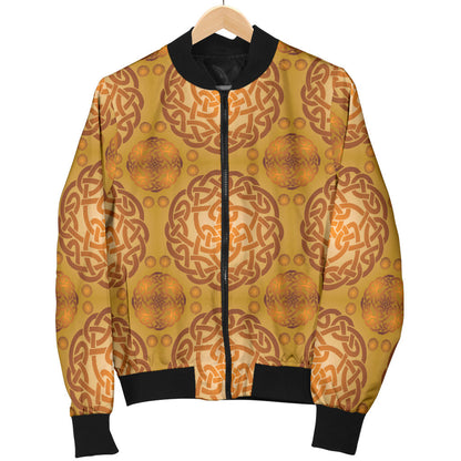 Celtic Pattern Print Design 01 Men Bomber Jacket