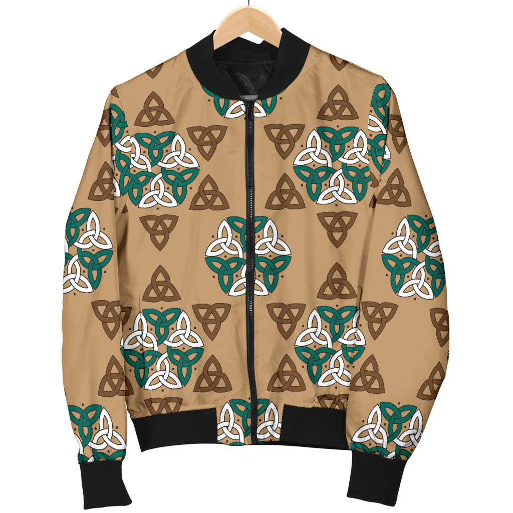 Celtic Pattern Print Design 08 Men Bomber Jacket