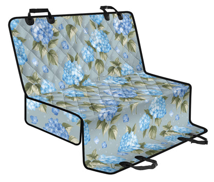 Hydrangea Pattern Print Design 01 Rear Dog Car Seat Cover Hammock