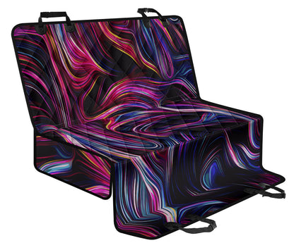 Liquid Pattern Print Design 01 Rear Dog Car Seat Cover Hammock