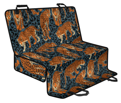 Jaguar Pattern Print Design 04 Rear Dog Car Seat Cover Hammock