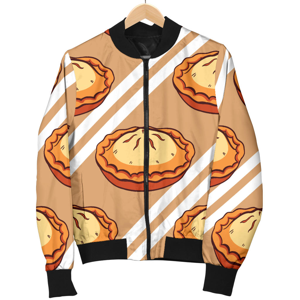 Pie Pattern Print Design A02 Men Bomber Jacket
