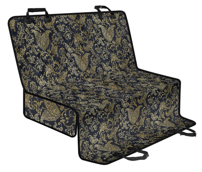 Brocade Pattern Print Design 04 Rear Dog Car Seat Cover Hammock