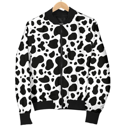 Cow Skin Pattern Print Design 04 Men Bomber Jacket