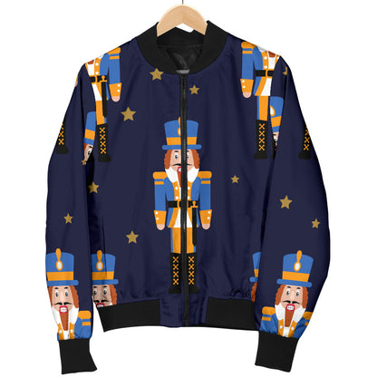 Nutcracker Pattern Print Design A04 Men Bomber Jacket