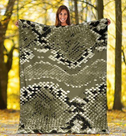 Python Pattern Print Design A04 Premium Blanket