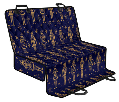 Nutcracker Pattern Print Design A05 Rear Dog Car Seat Cover Hammock