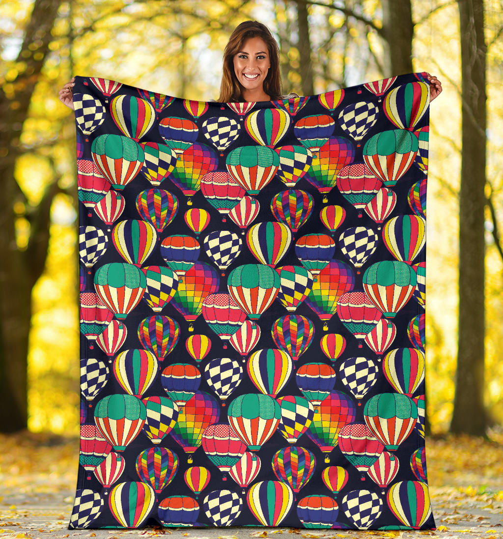 Ballon Pattern Print Design 02 Premium Blanket