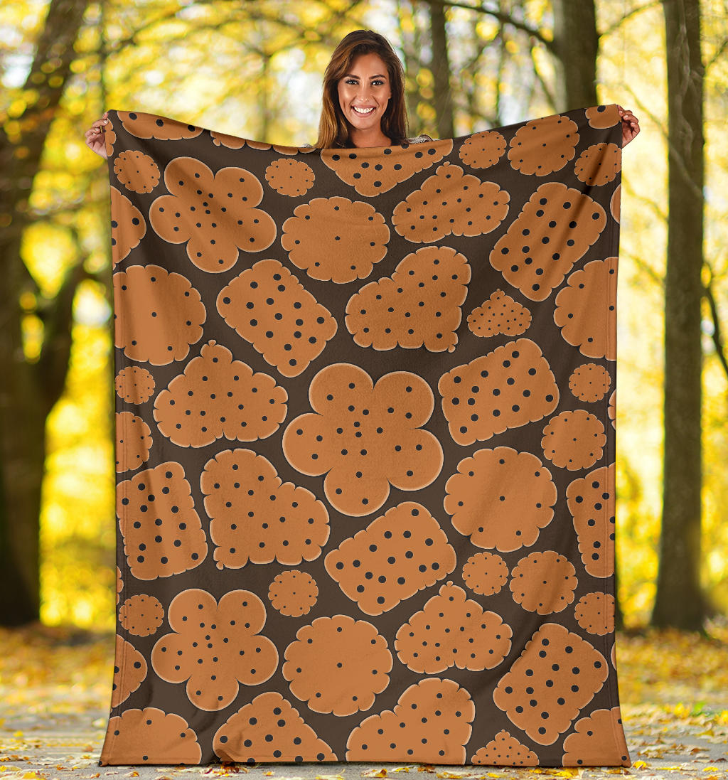 Cracker Pattern Print Design 01 Premium Blanket