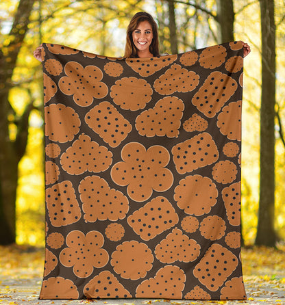 Cracker Pattern Print Design 01 Premium Blanket