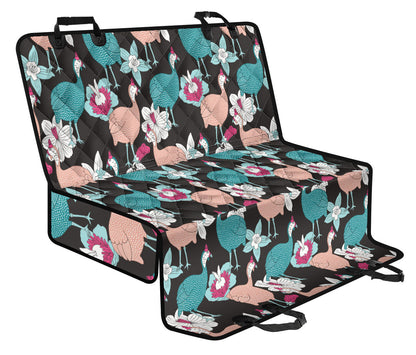 Guinea Fowl Pattern Print Design 03 Rear Dog Car Seat Cover Hammock