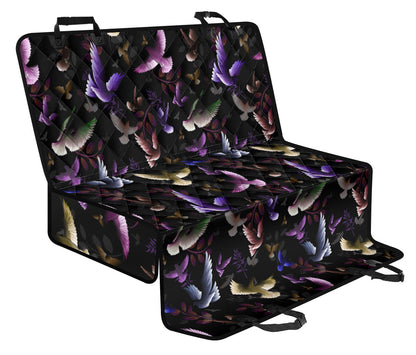 Pigeon Pattern Print Design 01 Rear Dog Car Seat Cover Hammock