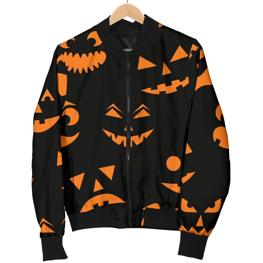 Halloween Pattern Print Design 02 Men Bomber Jacket