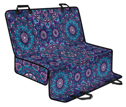 Medallion Pattern Print Design 05 Rear Dog Car Seat Cover Hammock
