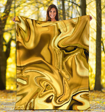 Liquid Pattern Print Design 03 Premium Blanket