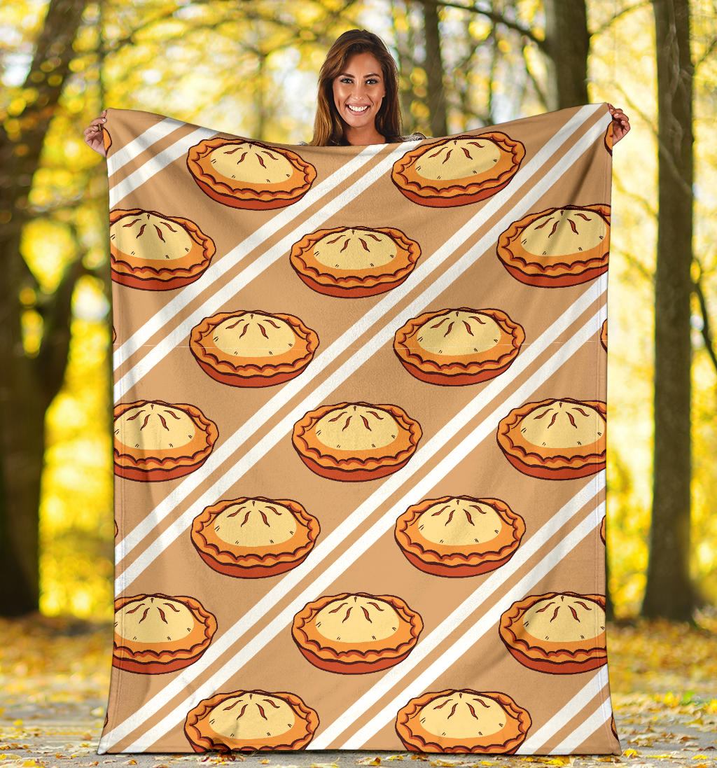 Pie Pattern Print Design A02 Premium Blanket