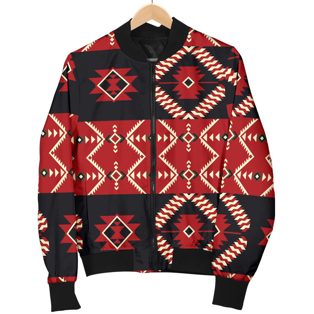 Navajo Pattern Print Design A05 Men Bomber Jacket