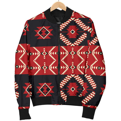 Navajo Pattern Print Design A05 Men Bomber Jacket