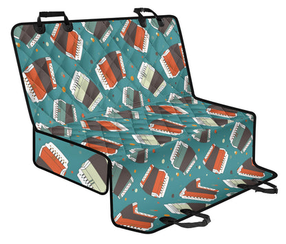 Accordion Pattern Print Design 02 Rear Dog Car Seat Cover Hammock