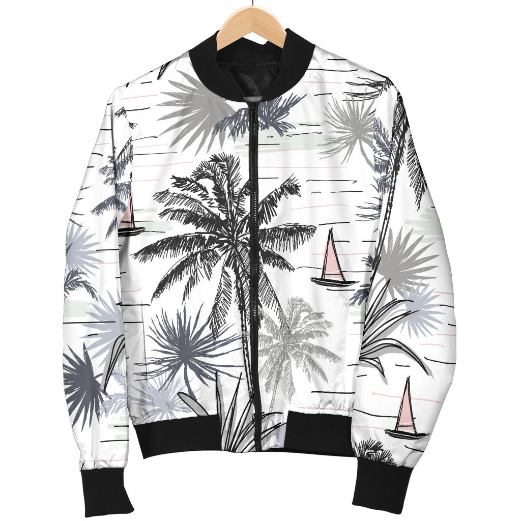 Pacific island Pattern Print Design A04 Men Bomber Jacket
