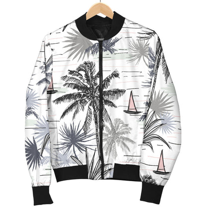 Pacific island Pattern Print Design A04 Men Bomber Jacket
