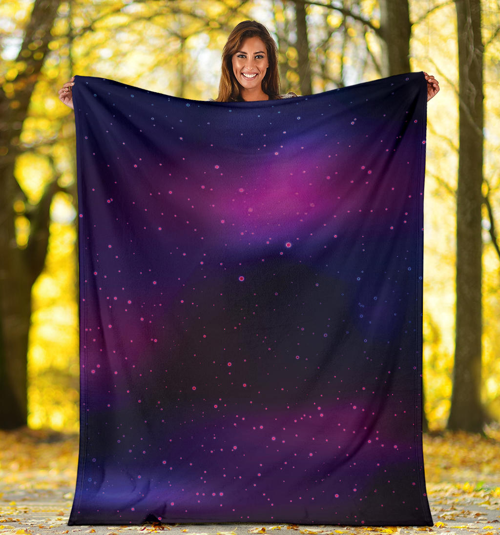 Night sky Pattern Print Design A04 Premium Blanket