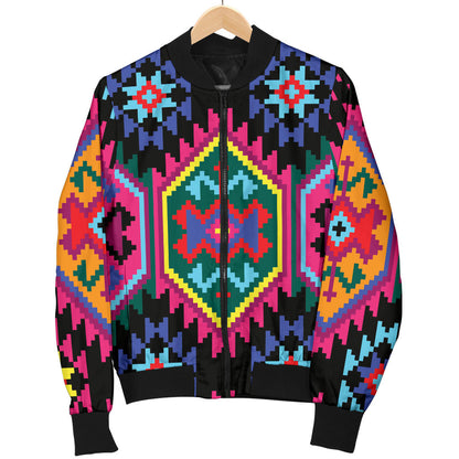 Mexican Pattern Print Design 02 Men Bomber Jacket