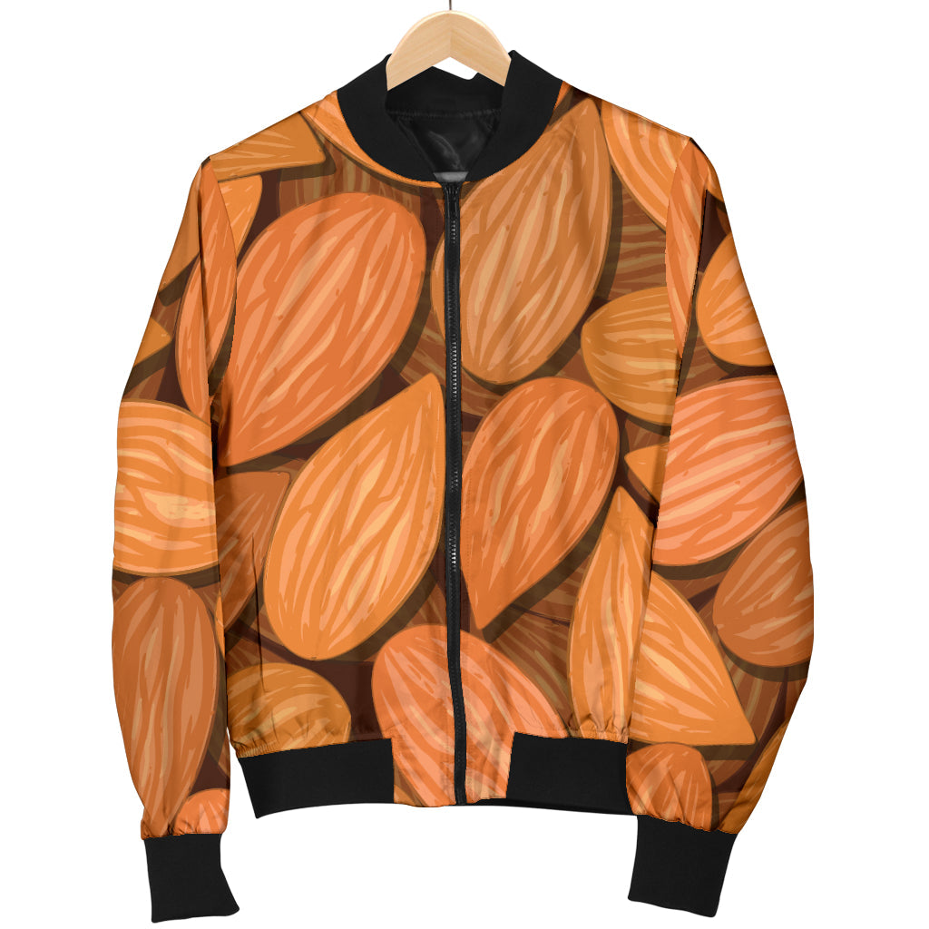 Almond Pattern Print Design 01 Men Bomber Jacket
