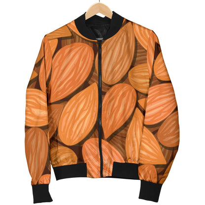 Almond Pattern Print Design 01 Men Bomber Jacket
