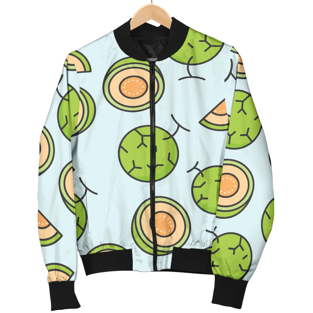 Cantaloupe Pattern Print Design 02 Men Bomber Jacket