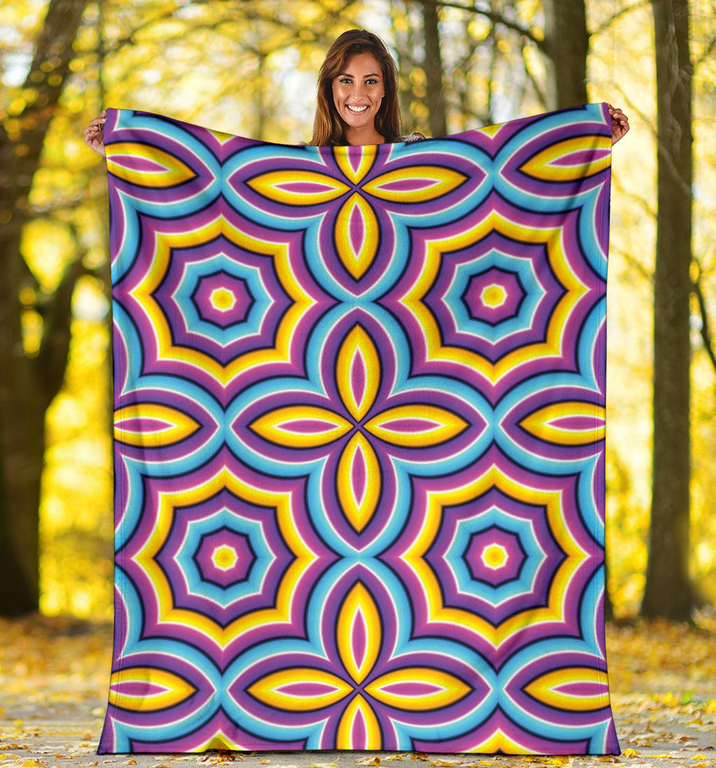 Optical illusion Pattern Print Design A03 Premium Blanket