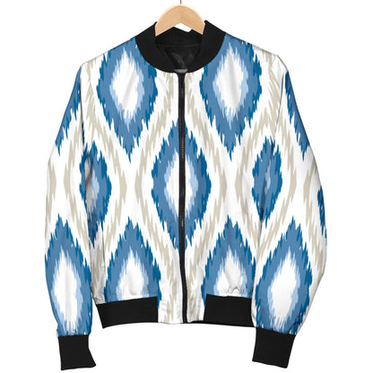 Ikat Pattern Print Design 02 Men Bomber Jacket
