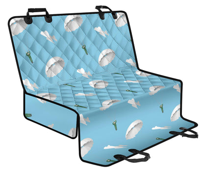 Paratrooper Pattern Print Design A02 Rear Dog Car Seat Cover Hammock