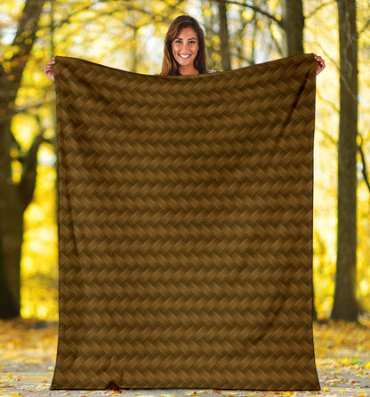 Cable Knit Pattern Print Design 02 Premium Blanket