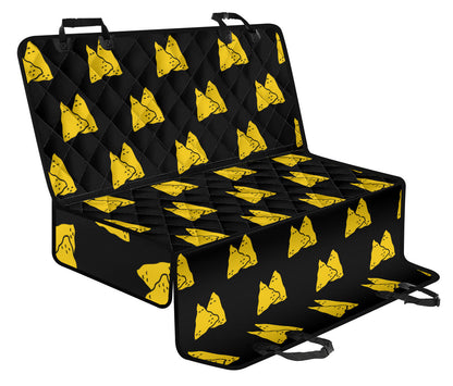 Nachos Pattern Print Design A02 Rear Dog Car Seat Cover Hammock