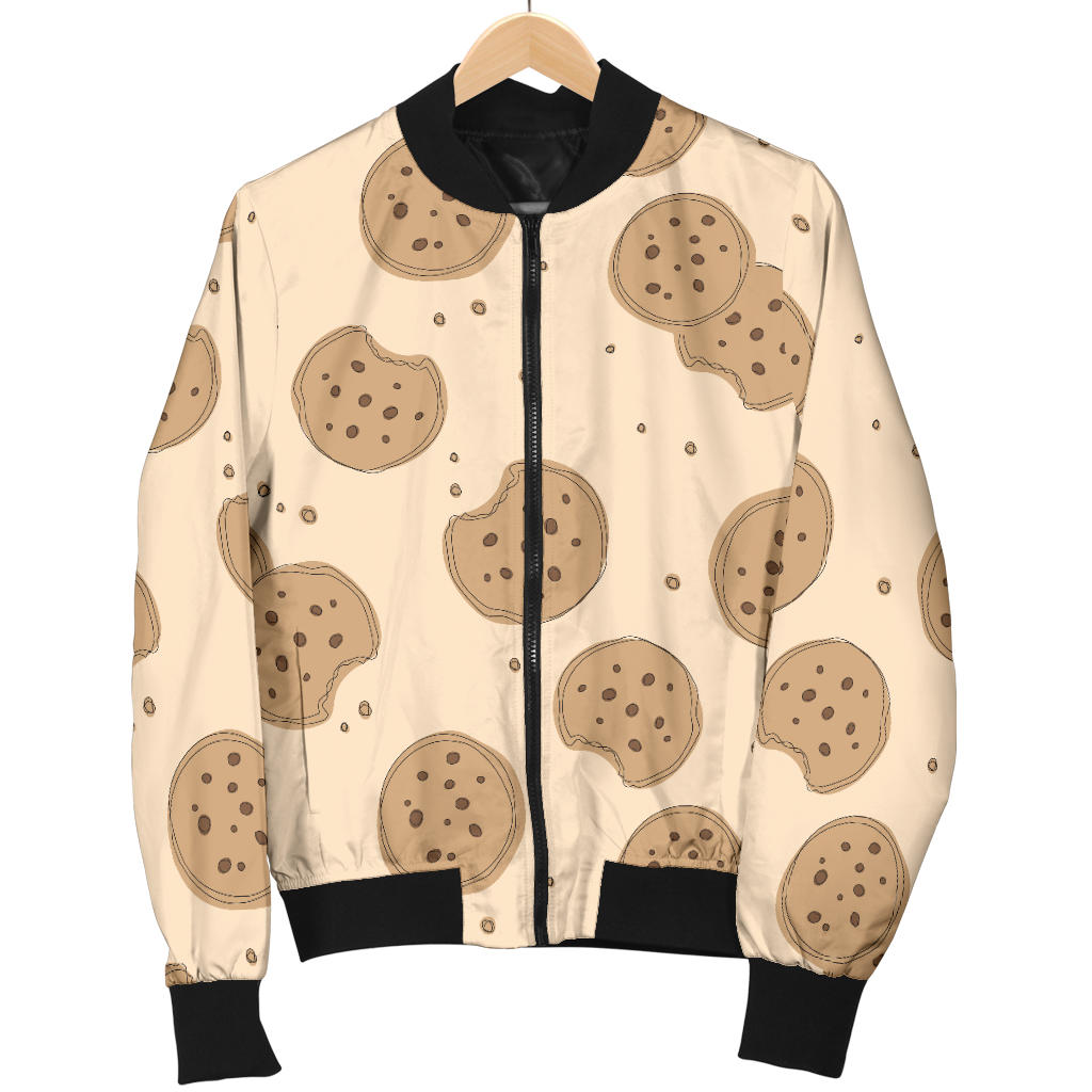 Biscuit Pattern Print Design 02 Men Bomber Jacket