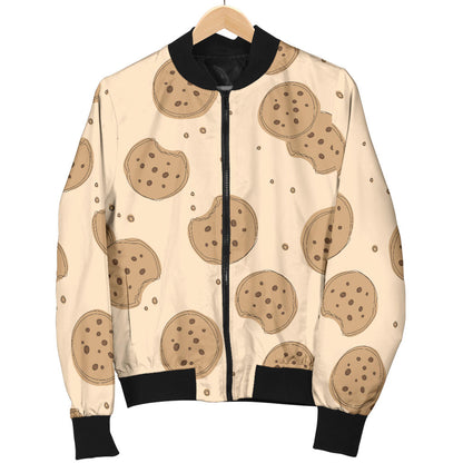 Biscuit Pattern Print Design 02 Men Bomber Jacket
