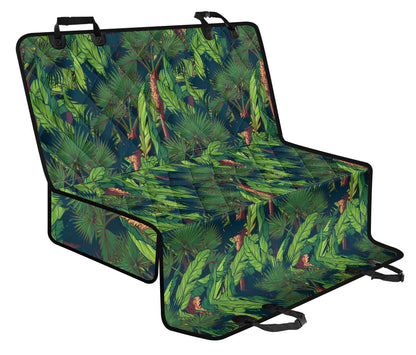 Rainforest Pattern Print Design A01 Rear Dog Car Seat Cover Hammock
