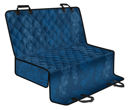 Jellyfish Pattern Print Design 01 Rear Dog Car Seat Cover Hammock