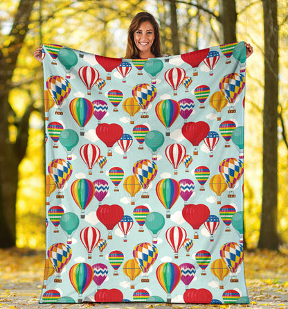 Ballon Pattern Print Design 07 Premium Blanket