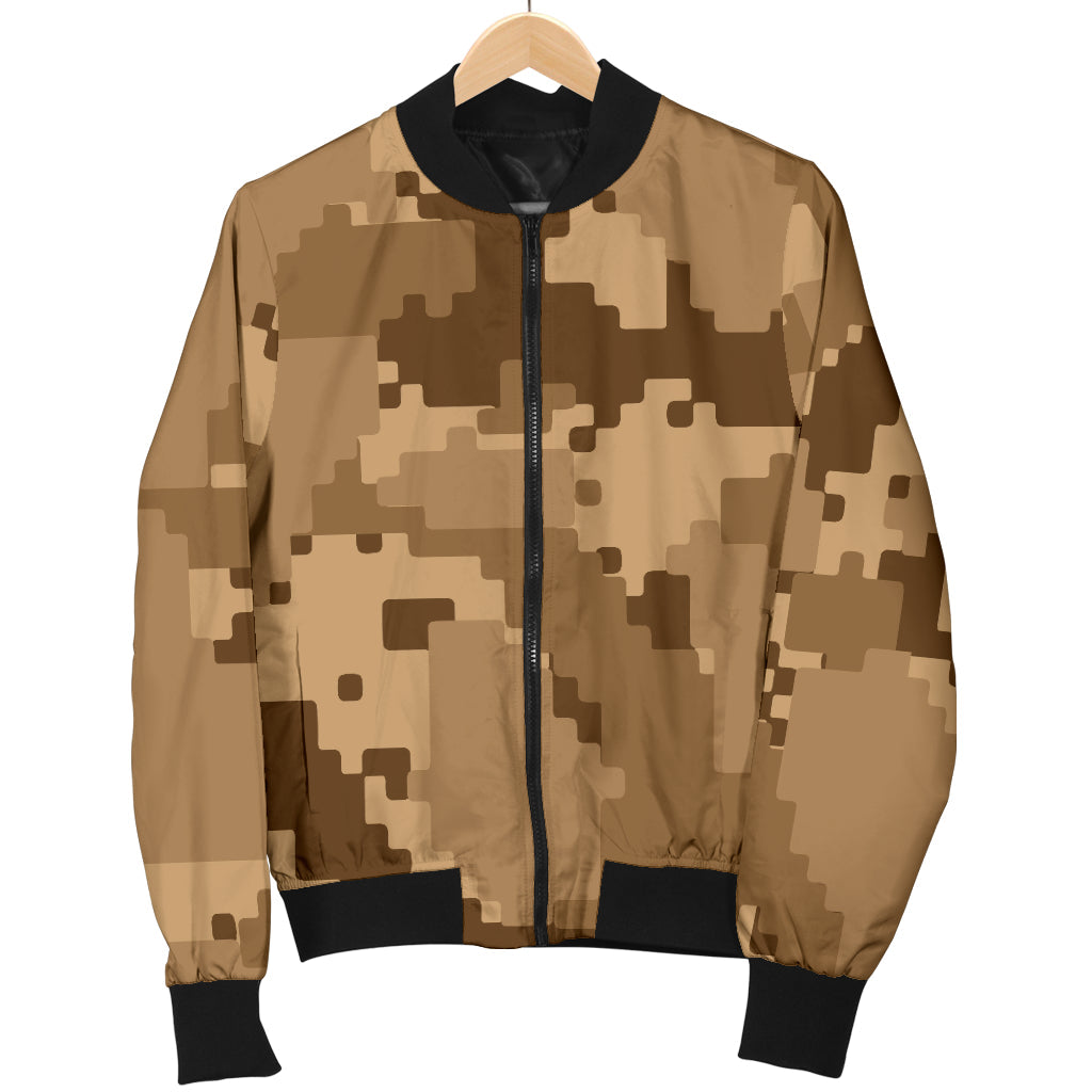 ACU Desert Digital Pattern Print Design 01 Men Bomber Jacket